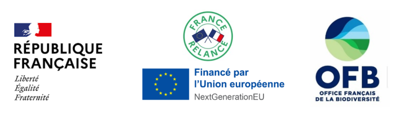 logos République Française, France Relance, NextGenerationEU et OFB