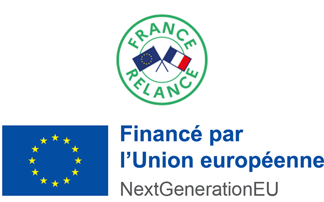logos : Union Européenne Next Generation et France Relance