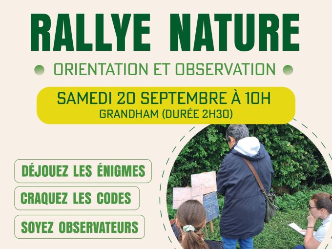 Affiche de la sortie avec les infos
