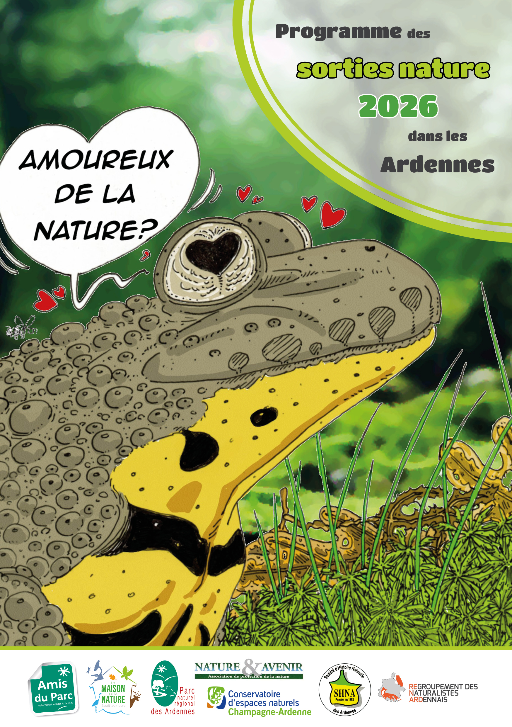 Couverture du programme des sorties nature 2026